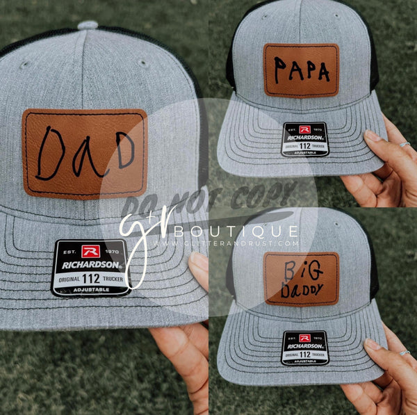 Handwritten Custom Hats