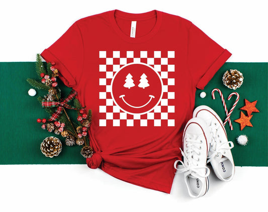 Christmas Happy Face Tee