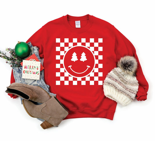 Christmas Happy Face Sweatshirt