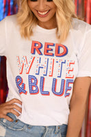 Red White Blue Tee (Youth+Adult)
