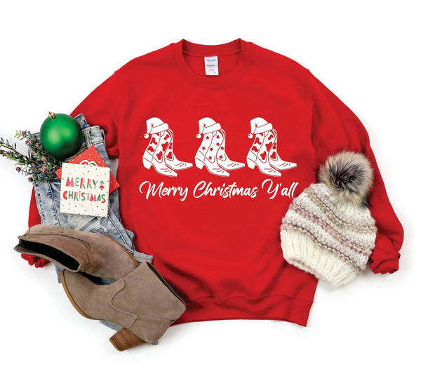 Merry Christmas Y’all Sweatshirt