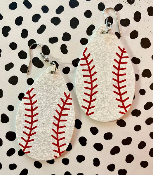 Baseball Earrings