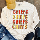 RETRO CHIEFS LONG SLEEVE TEE