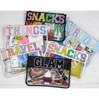 SNACKS - White Nylon Clear Bags