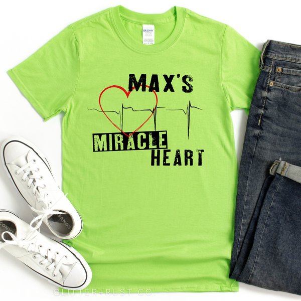 Max's Miracle Heart - Fundraiser Tee
