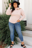 City Chic Sweater in Mauve