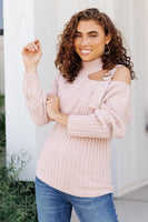 City Chic Sweater in Mauve