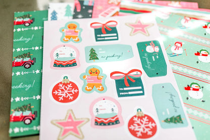Holiday Gift Wrap & Tags Book