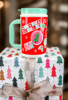 Holiday Sticker Jug