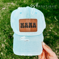 Custom Leather Patch Snapback Hats