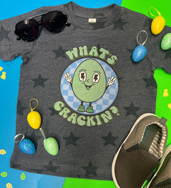 What's Crackin' Star Tee (Toddler+Youth)