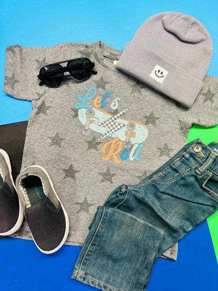 Let's Roll Star Tee (Toddler+Youth)