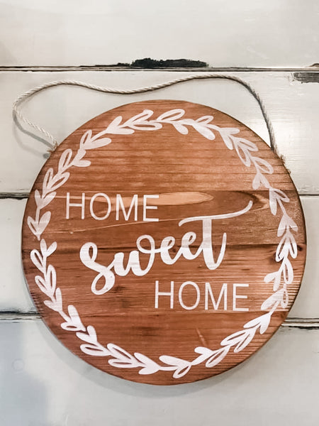 Home Sweet Home Door Hanger