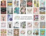 CUSTOM MINKY BLANKETS (Multiple Designs)