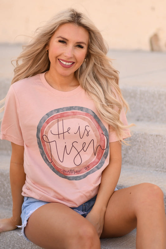 He is Risen Watercolor (Infant, Toddler, Youth, Adult)